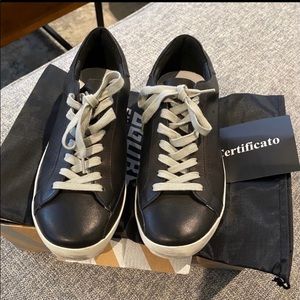 Golden Goose Superstar black leather sneakers 41